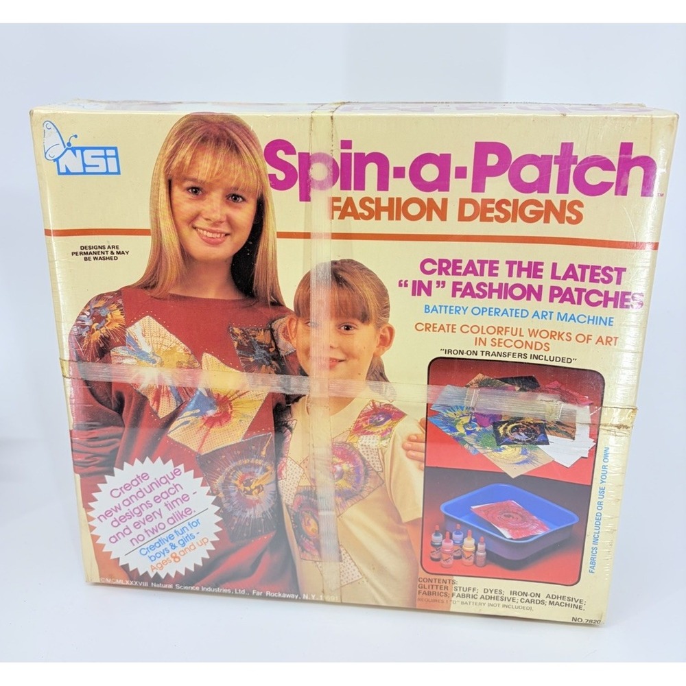 Vintage New Spin-a-Patch Kit 7820 by Natural Science Industries NSI Sealed